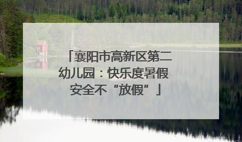 襄阳市高新区第二幼儿园：快乐度暑假 安全不“放假”