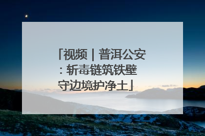 视频｜普洱公安：斩毒链筑铁壁 守边境护净土