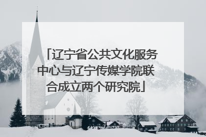 辽宁省公共文化服务中心与辽宁传媒学院联合成立两个研究院