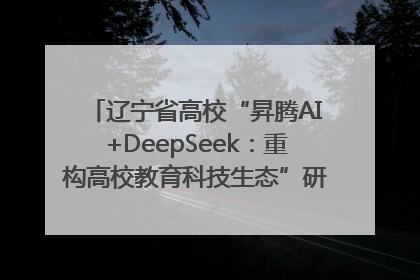 辽宁省高校“昇腾AI+DeepSeek：重构高校教育科技生态”研讨会在沈阳成功举办