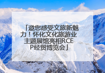 邀您感受文旅新魅力！怀化文化旅游业主题展馆亮相RCEP经贸博览会