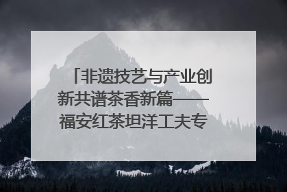 非遗技艺与产业创新共谱茶香新篇——福安红茶坦洋工夫专场推介会在京举办