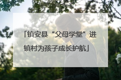 镇安县“父母学堂”进镇村为孩子成长护航