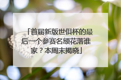 首届新版世俱杯的最后一个参赛名额花落谁家？本周末揭晓