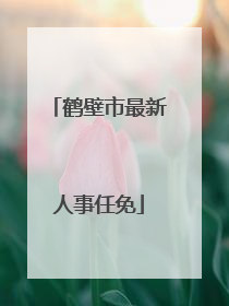 鹤壁市最新人事任免