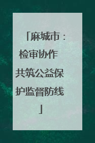 麻城市：检审协作 共筑公益保护监督防线