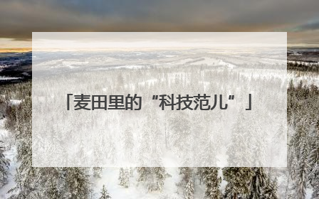 麦田里的“科技范儿”