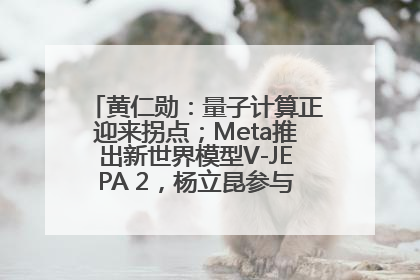 黄仁勋：量子计算正迎来拐点；Meta推出新世界模型V-JEPA 2，杨立昆参与开发丨全球科技早参