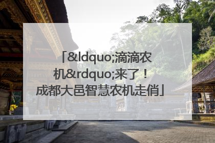 “滴滴农机”来了！成都大邑智慧农机走俏