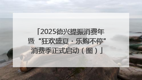 2025德兴提振消费年暨“狂欢盛夏・乐购不停”消费季正式启动（图）