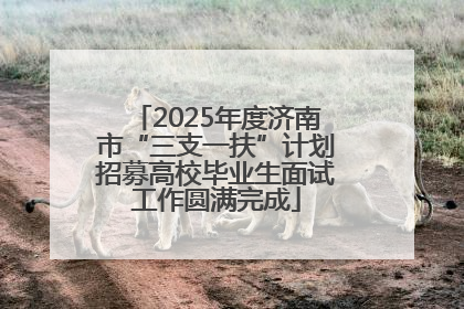2025年度济南市“三支一扶”计划招募高校毕业生面试工作圆满完成