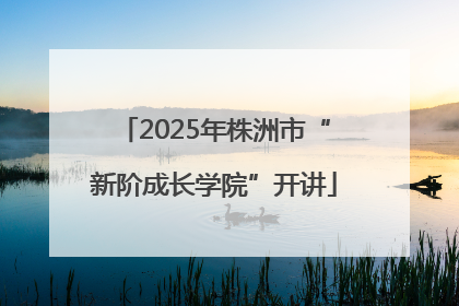 2025年株洲市“新阶成长学院”开讲