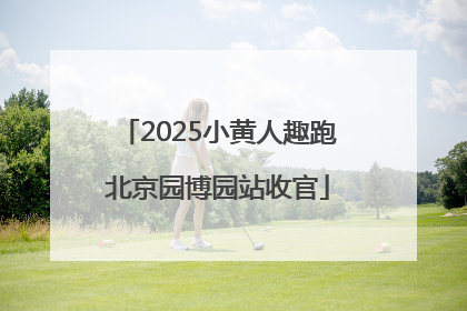 2025小黄人趣跑北京园博园站收官