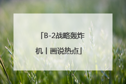 B-2战略轰炸机丨画说热点